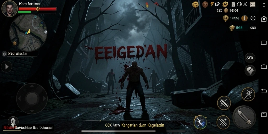 Gameplay mendebarkan penuh kengerian nyata dan atmosfer menyeramkan.
