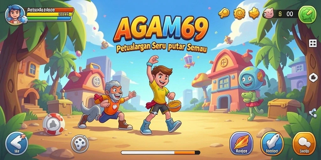 Tampilan gameplay dari AGAM69 yang penuh aksi dan dinamis.