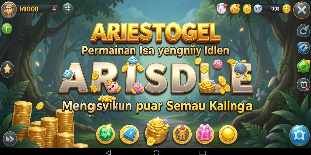 Tampilan gameplay <strong>ARIESTOGEL</strong> yang menarik dan interaktif.