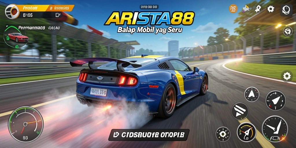 Tampilan gameplay seru dan mendebarkan dari ARISTA88.