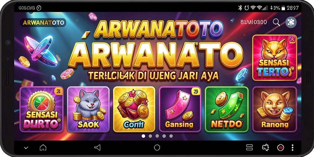 Tampilan gameplay menarik dari ARWANATOTO yang memukau pemain.