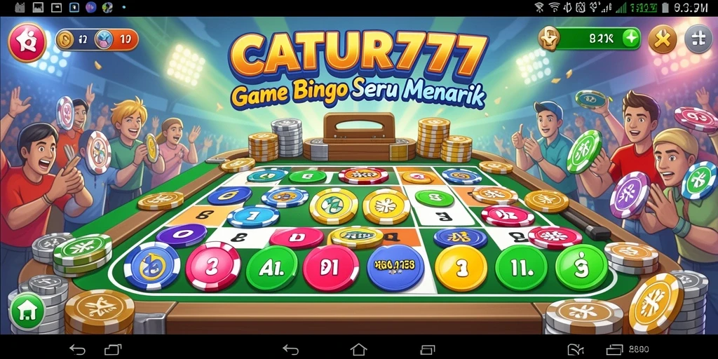 Tampilan gameplay seru dan interaktif di CATUR777.