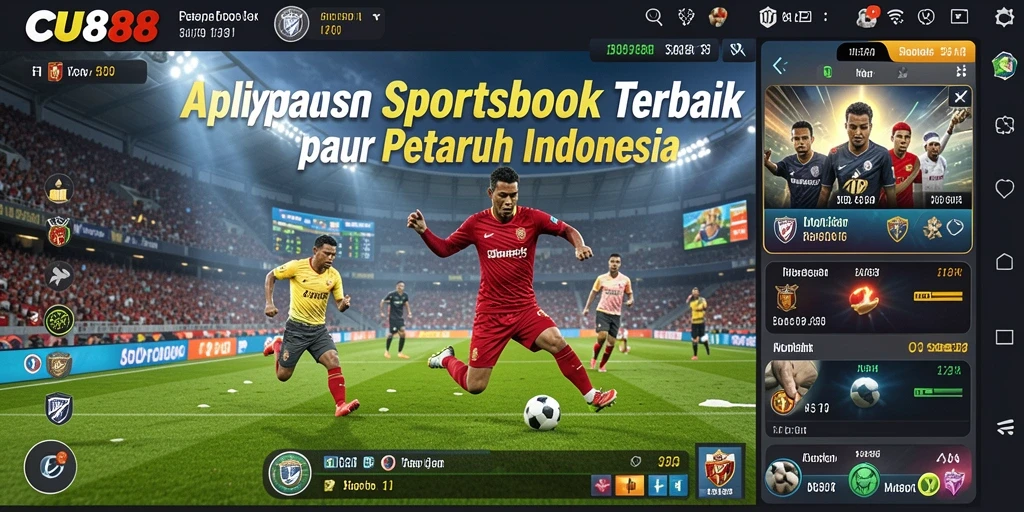 Tampilan antarmuka CU888 saat melakukan taruhan pada pertandingan olahraga.
