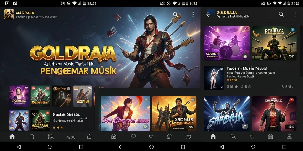 Tampilan gameplay GOLDRAJA yang menarik dan interaktif.