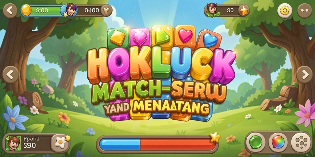 Screenshot gameplay HOKILUCK yang penuh warna dan menantang.
