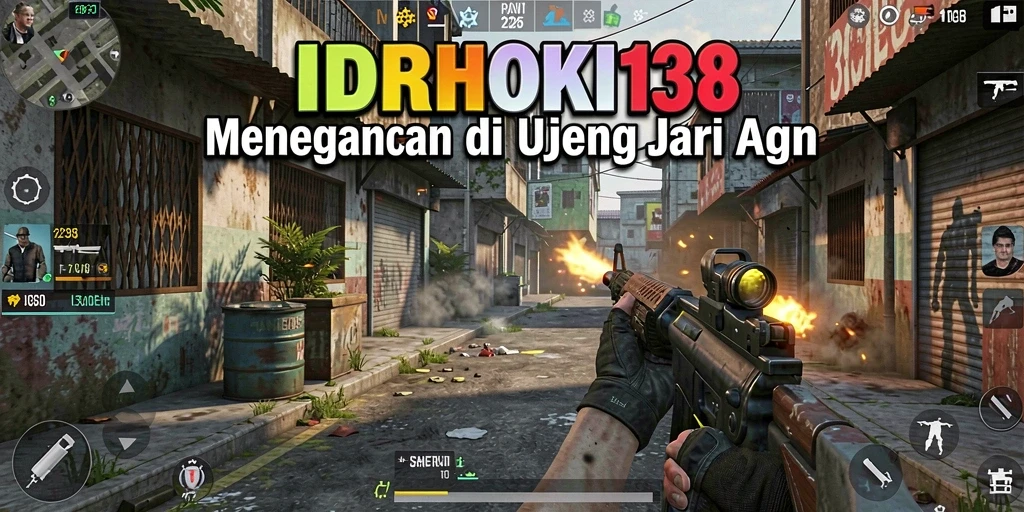 Tampilan gameplay mendebarkan dalam IDRHOKI138 dengan aksi menembak yang realistis.
