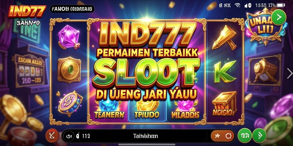 Screenshot gameplay IND777 menampilkan keseruan permainan Slot yang luar biasa.