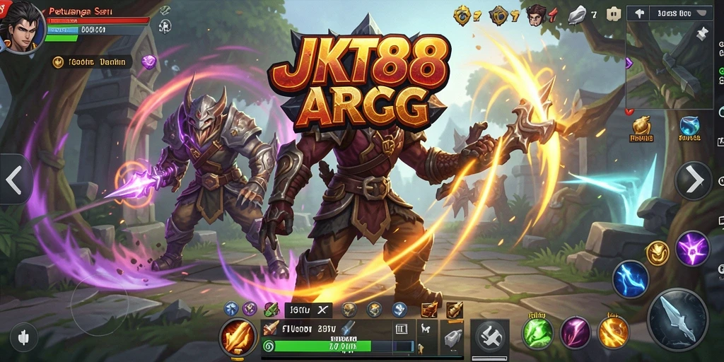 Tampilan gameplay seru di dunia ARPG JKT88.