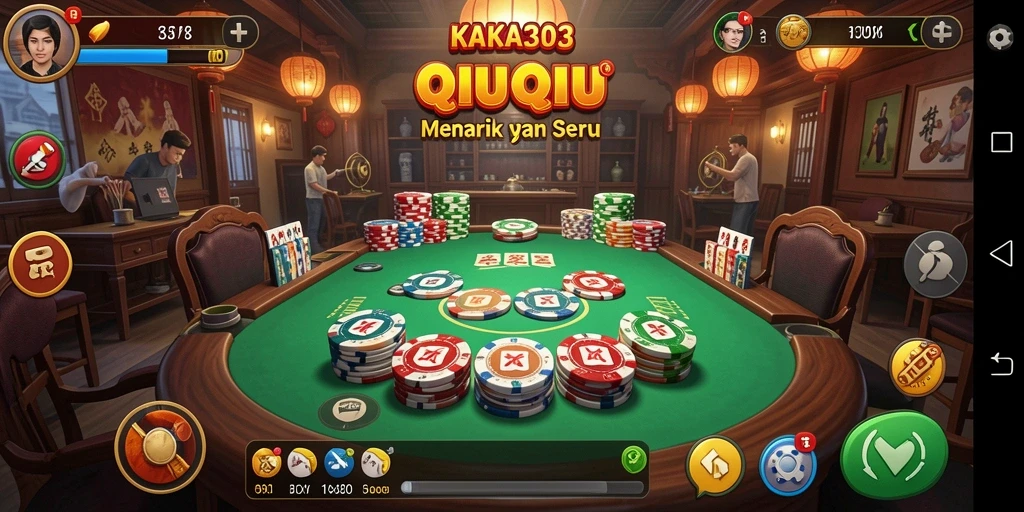 Screenshot gameplay QiuQiu KAKA303 yang penuh aksi.
