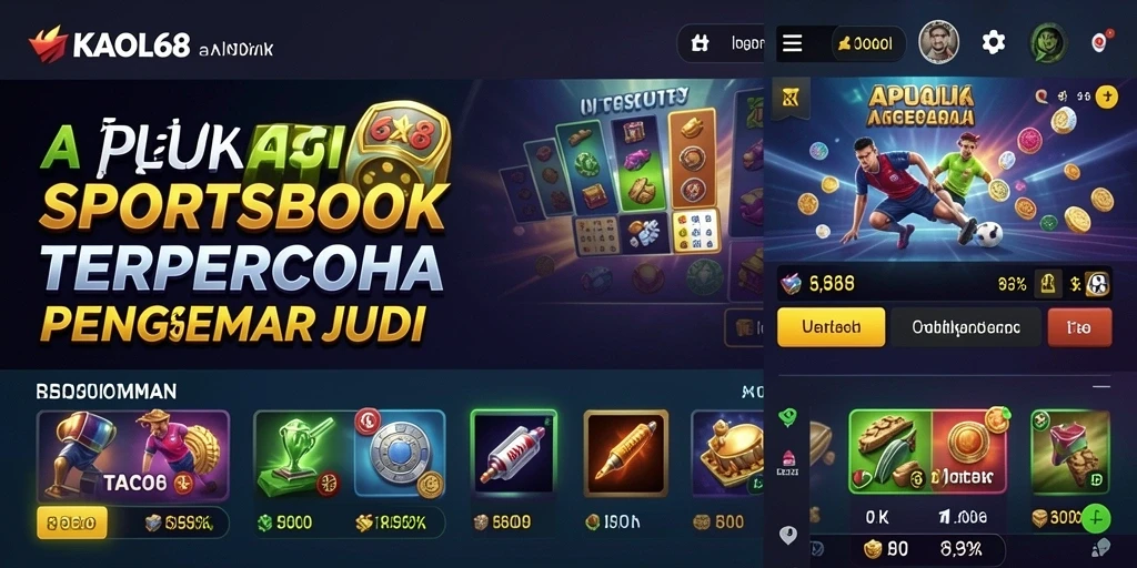 Screenshot menunjukkan antarmuka taruhan Sportsbook yang menarik.