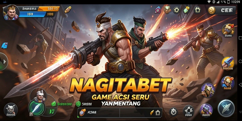 Screenshot gameplay NAGITABET menampilkan aksi mendebarkan dalam permainan.