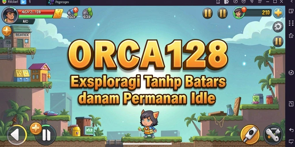 Tampilan gameplay menarik dalam <strong>ORCA128</strong> dengan elemen Idle yang memukau.