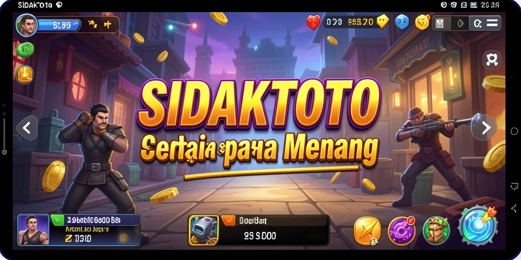 Tampilan gameplay strategis yang menegangkan di SIDAKTOTO.