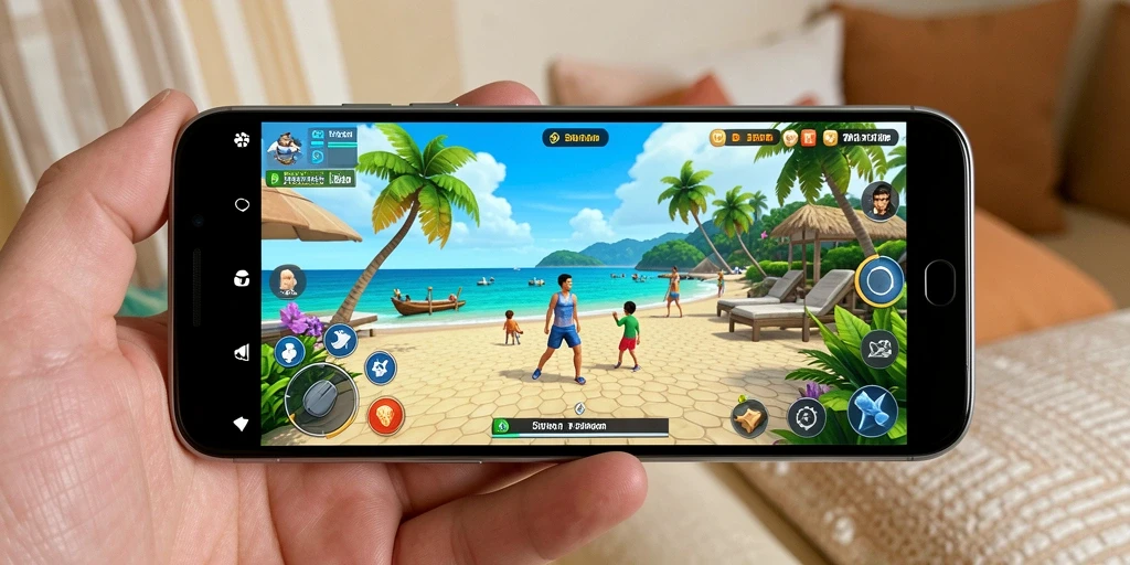 Tampilan gameplay <strong>SM605</strong> yang penuh warna dan mengasyikkan.