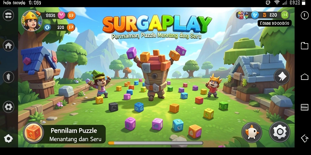 Gameplay seru SURGAPLAY yang menantang para pemain.
