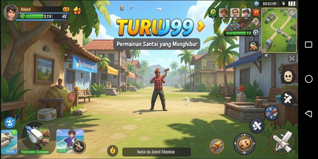 TURU99 menampilkan gameplay menyenangkan dan penuh warna.